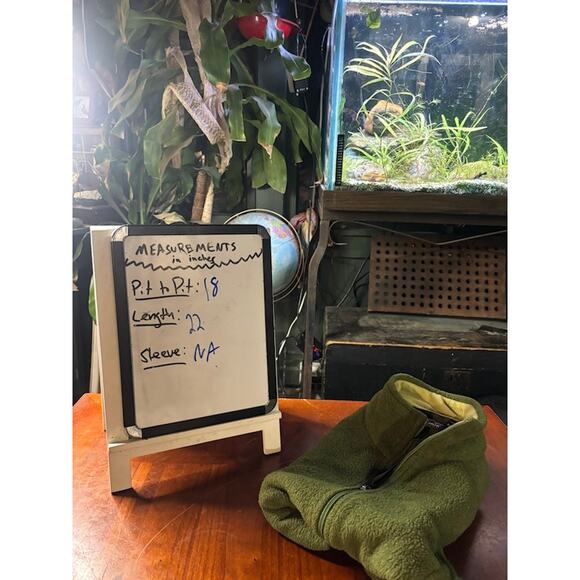 Vintage Patagonia Synchilla Vest Womens Small Green Retro Pile Fleece Full Zip - Picture 11 of 11